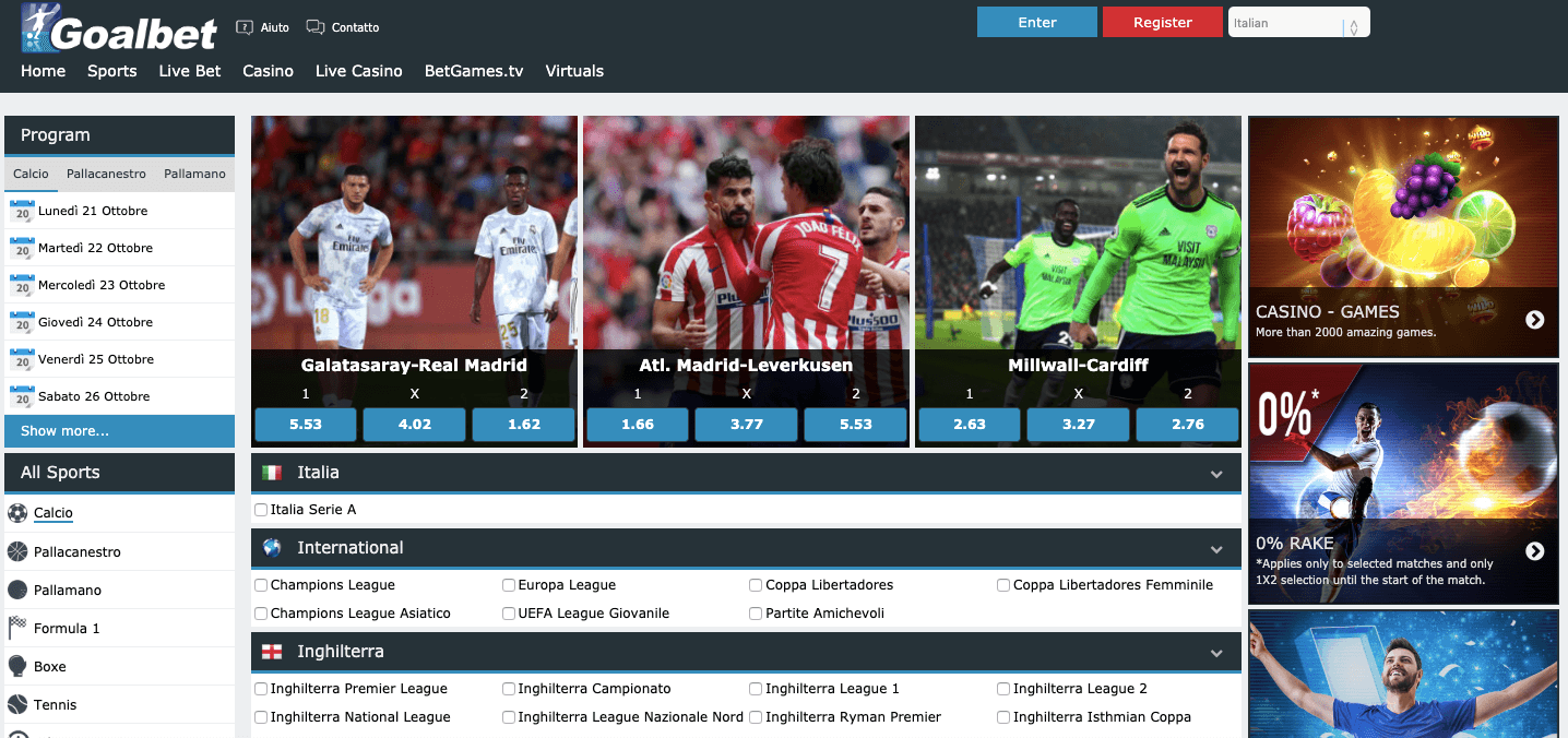 Goalbet Screenshot