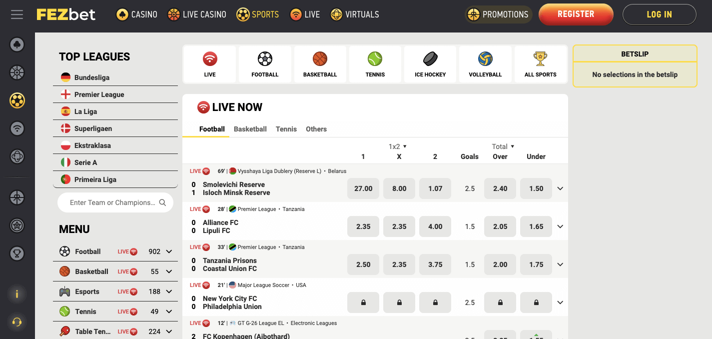FezBet Screenshot