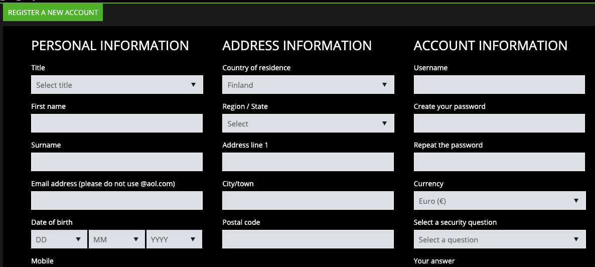 MrXbet registration