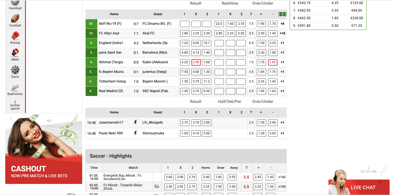 Tipbet betting