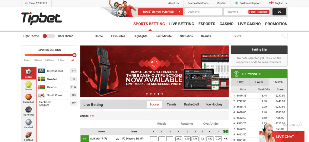 Betting Review of Tipbet Sportsbook Betting Review of Tipbet Sportsbook