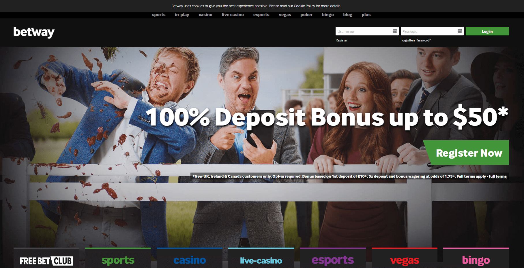 betway homepage