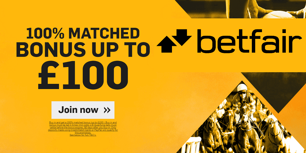 Betfair €100 Bonus