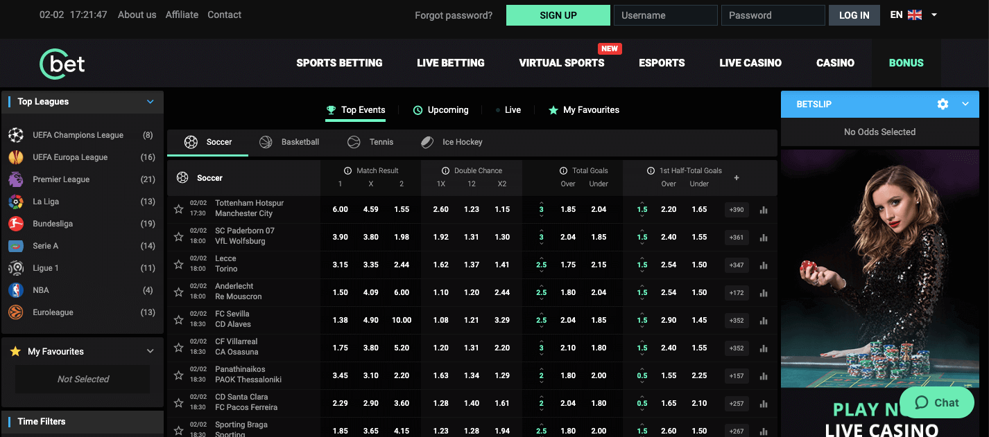 cbet betting platform