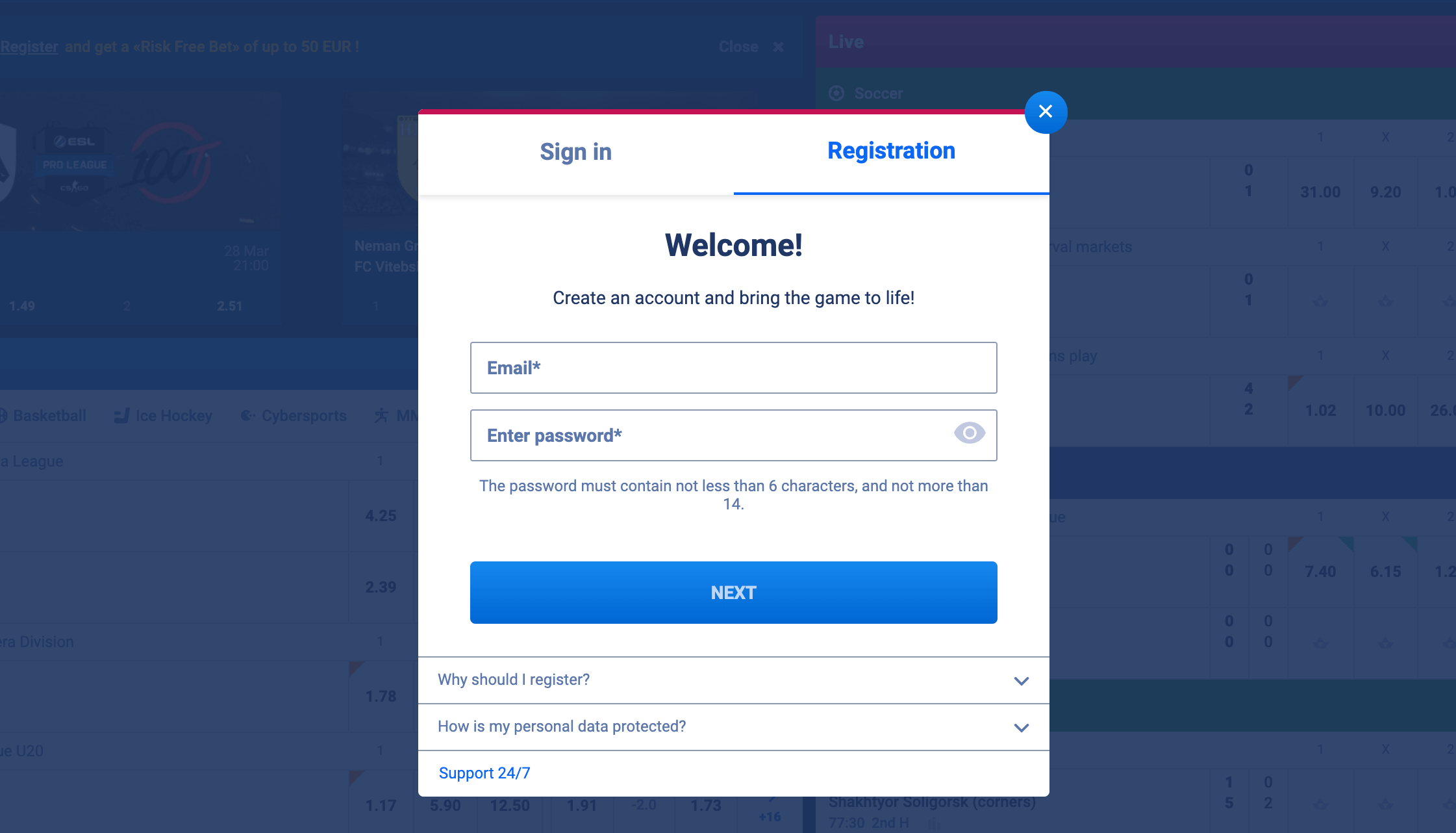 favbet registration