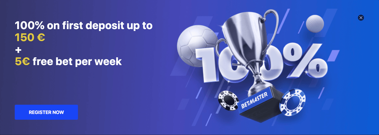 betmaster welcome bonus