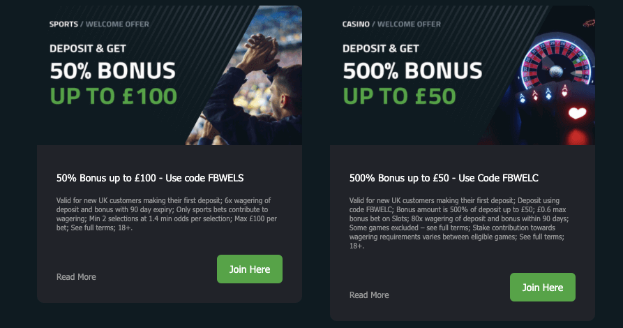 FansBet Welcome Bonus