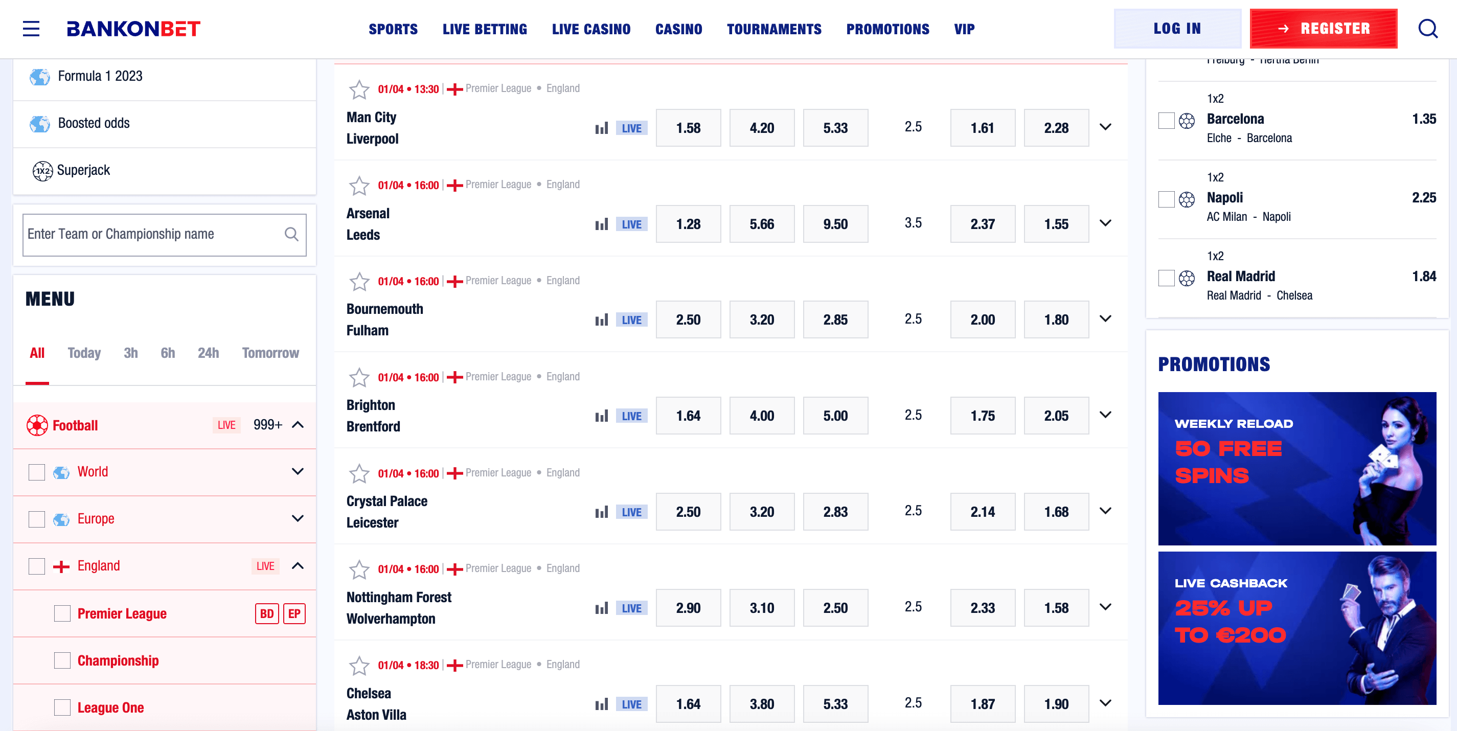 Bankonbet Betting